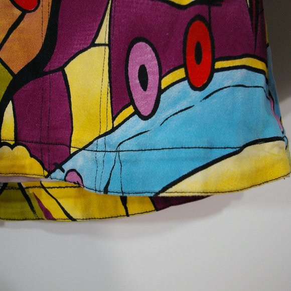 Bellissima Jean Jacket Size XL Abstract - Picture 3 of 7